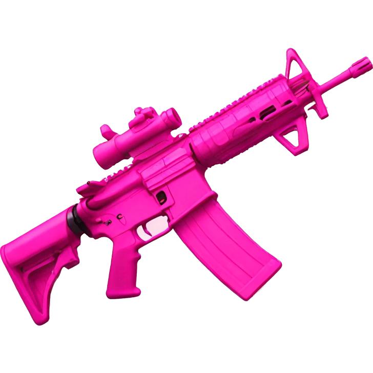 Pink AR 15 emoji