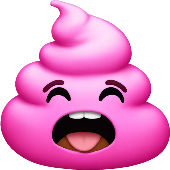 pink poop emoji emoji