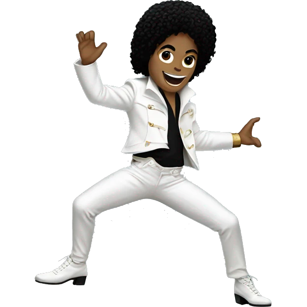 Michael Jackson dance emoji