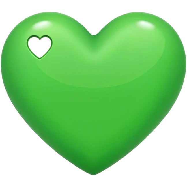 Green heart  emoji