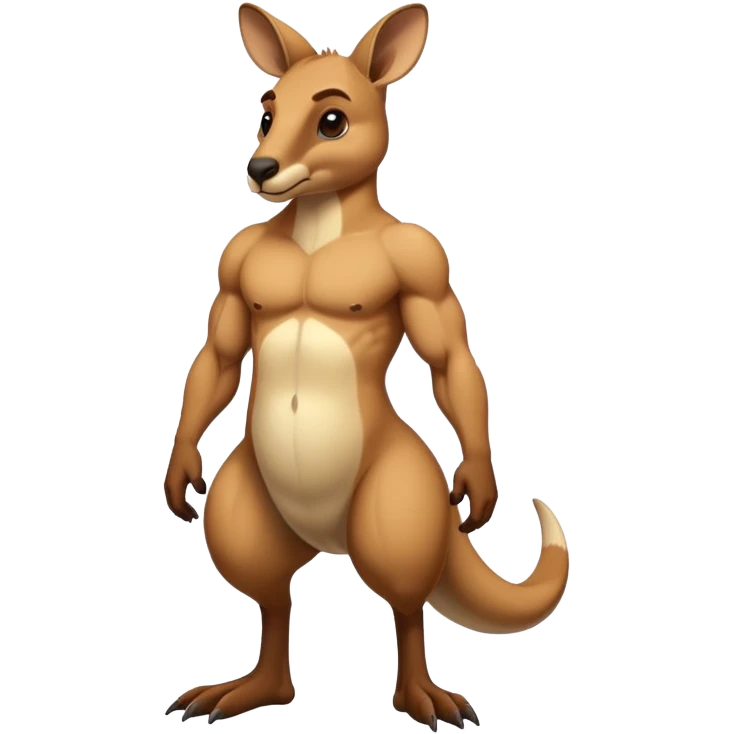 buff kangaroo very stock emoji