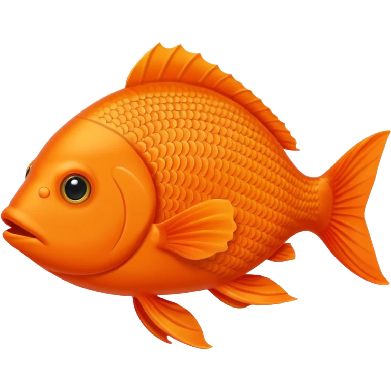 Orange Fish emoji