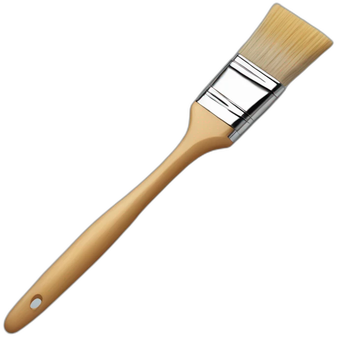 paintbrush on a emogi emoji