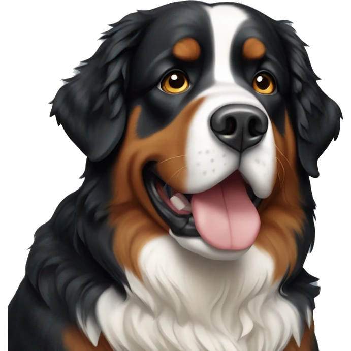 bernese mountain dog  emoji