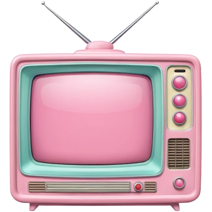 Pink tv emoji