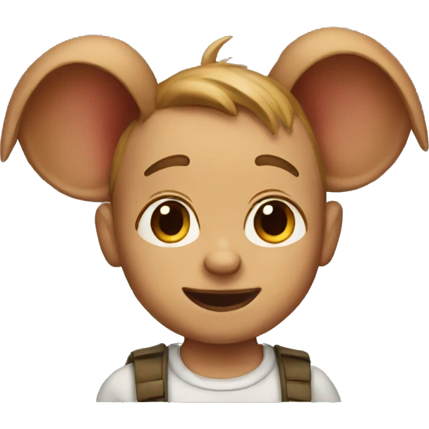 Big ears boy emoji