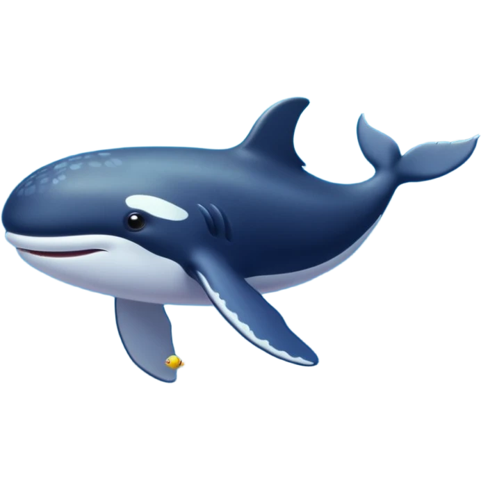 Rich whale emoji