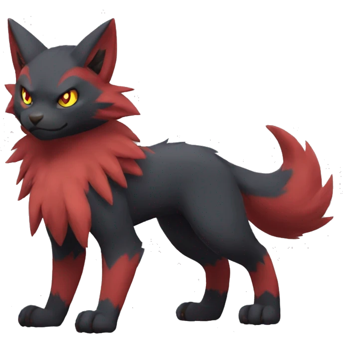 Litten-Zoroark full body emoji