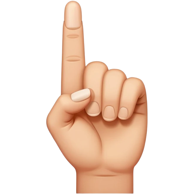 a middle finger  emoji