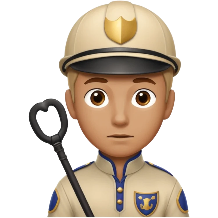 horse jockey man face emoji