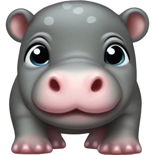 baby pygmy hippo emoji