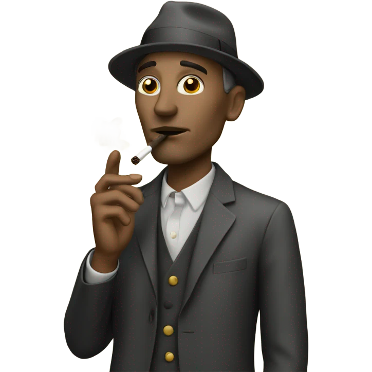Guy Smoking cigarret  emoji