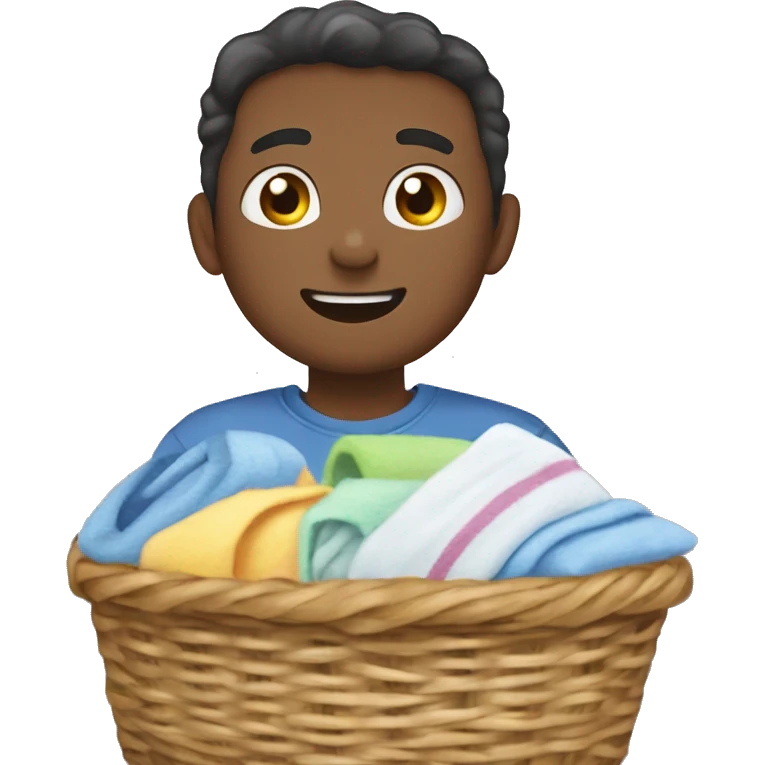 basket of laundry ￼ emoji