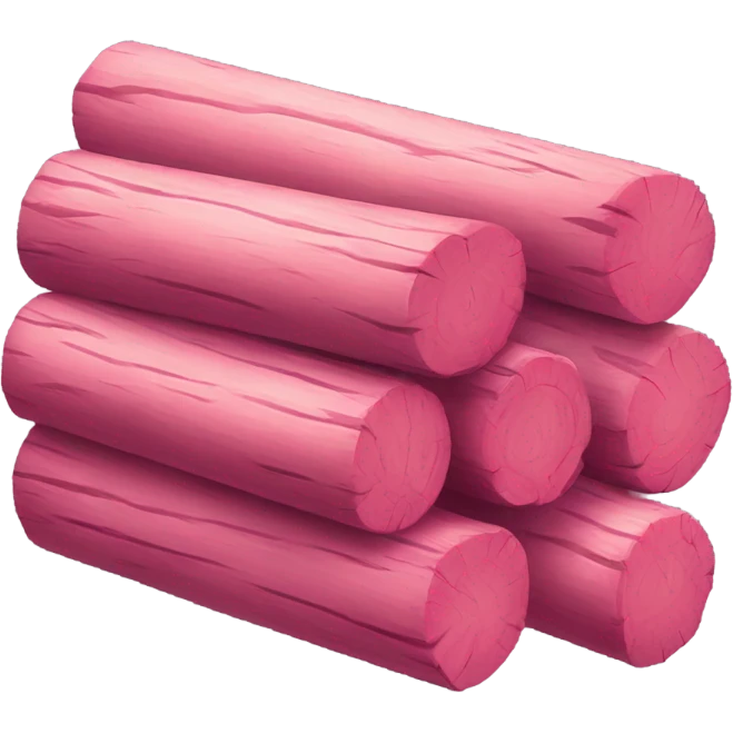 Pink logs  emoji