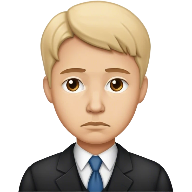 Sad lawyer emoji