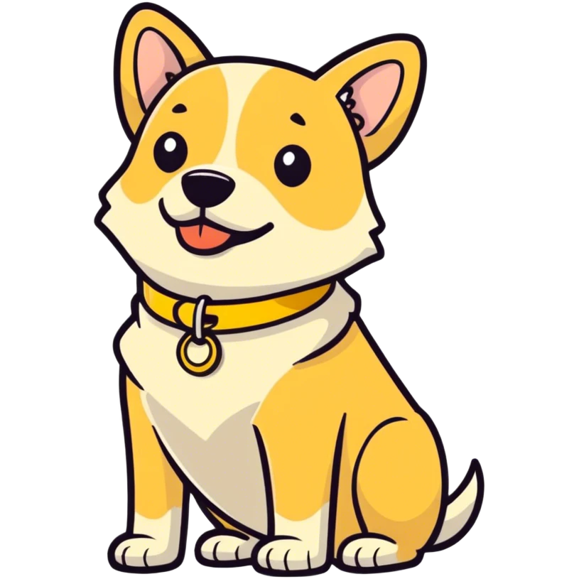 Potato dog emoji