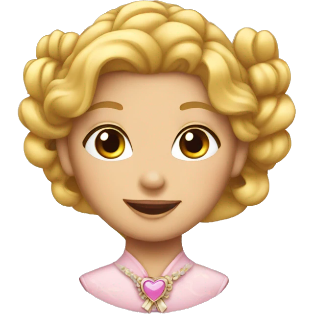 Princess with ribbon pin emoji