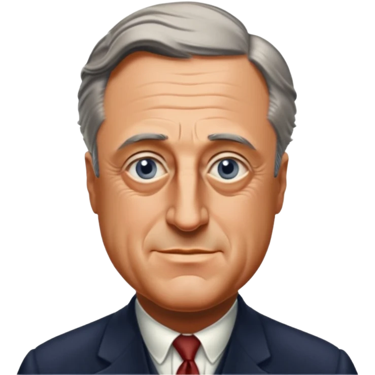 franklin rusvelt 3/4 portrait emoji