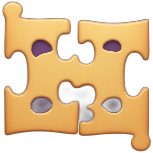 two puzzle pieces emoji