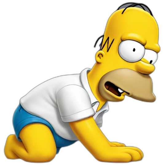 Homer simpson souris emoji
