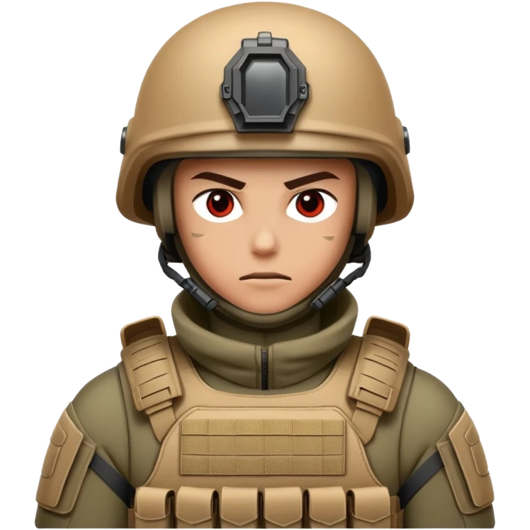 Name: Red Talon Operative  Description: Elite soldier in tactical gear, cold stare, always mission-ready. Symbol of discipline, danger, and precision. emoji