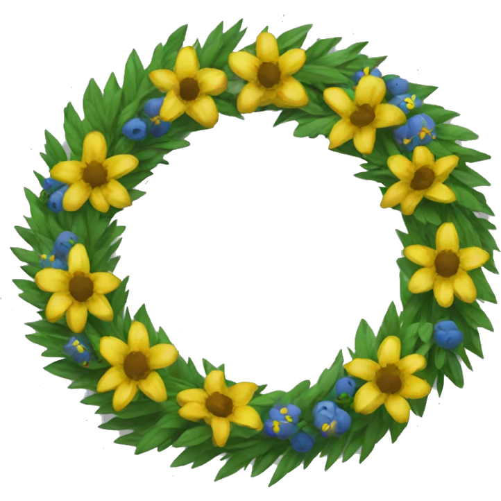 Wreath ukrainian emoji