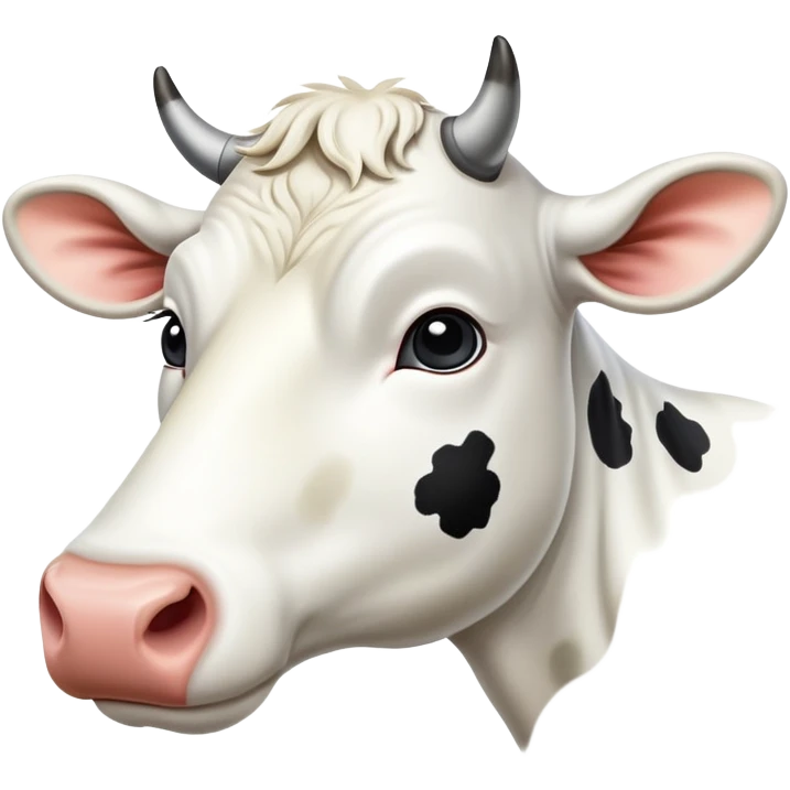 white cow emoji