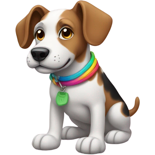 Dog with shoes on  emoji