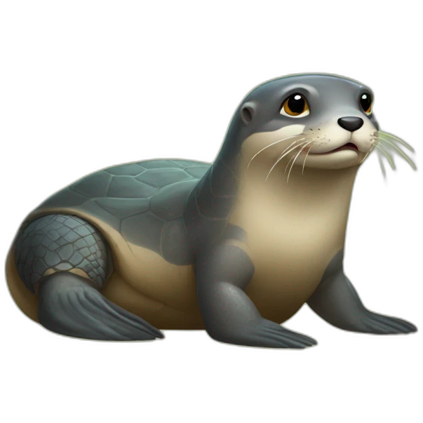 Loutre et tortue emoji