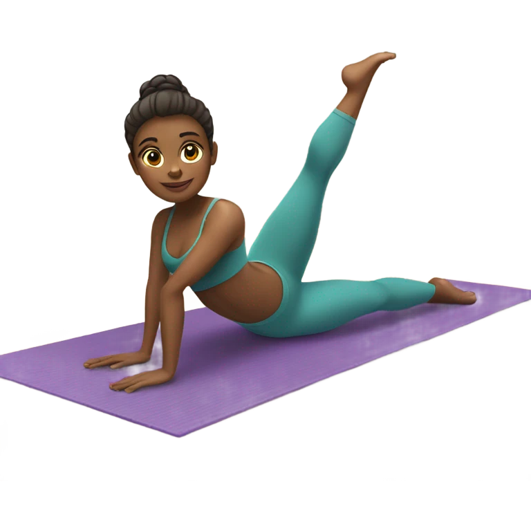 Pilates girl emoji