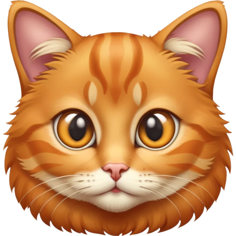 orange tabby cat with big eyes emoji