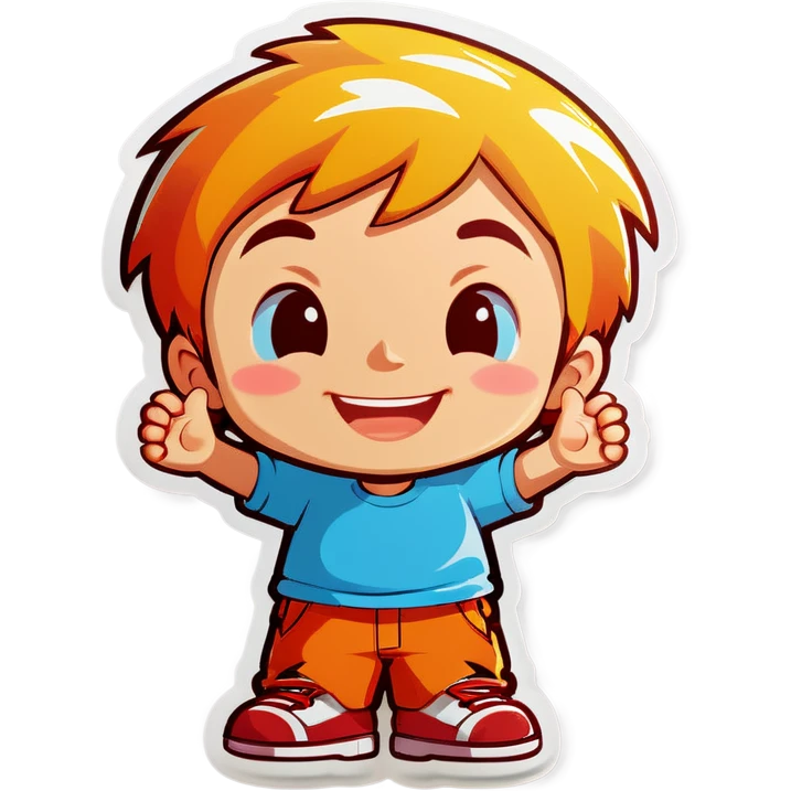 smiling boy with car reflection emoji