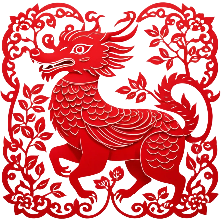CHINESE PAPER CUTTING emoji