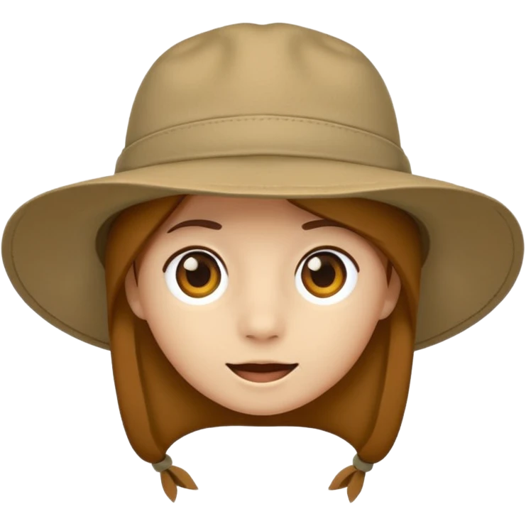 just safari hat no head emoji