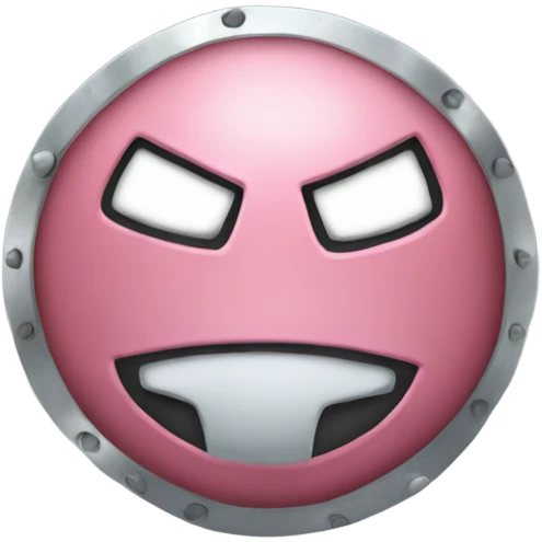 Metal Kirby ball emoji