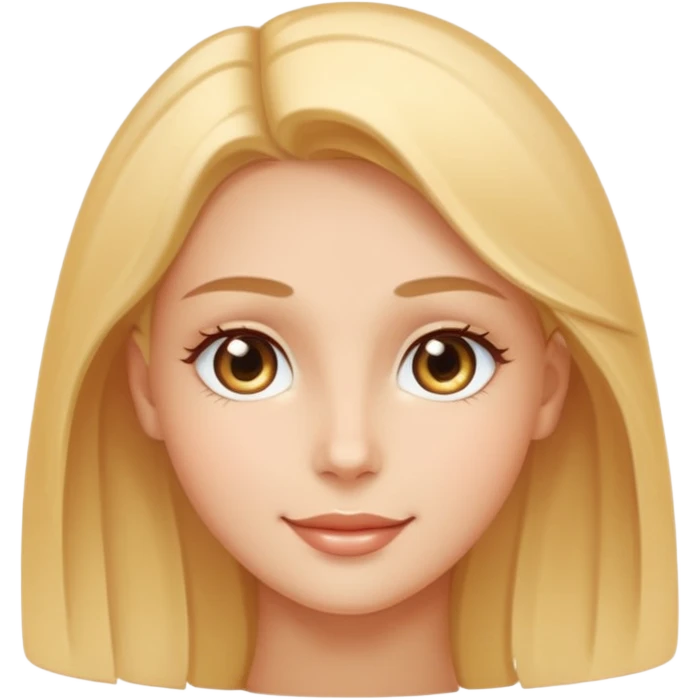 face silhouette with a shining youthful glow emoji