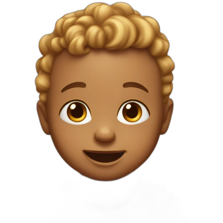 Funny baby emoji