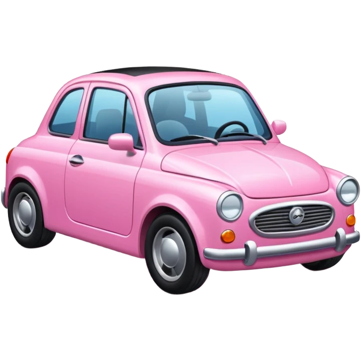 Araba pink düz emoji
