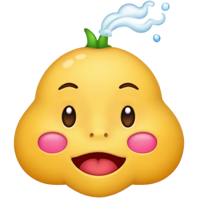 create a smell emoji in the style of iphone emoji
