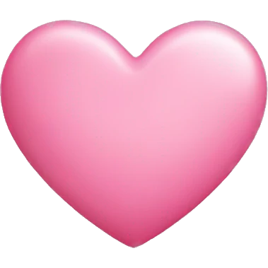 Pink heart emoji