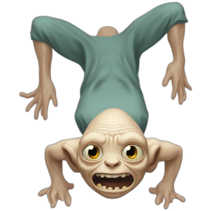 gollum backflip emoji