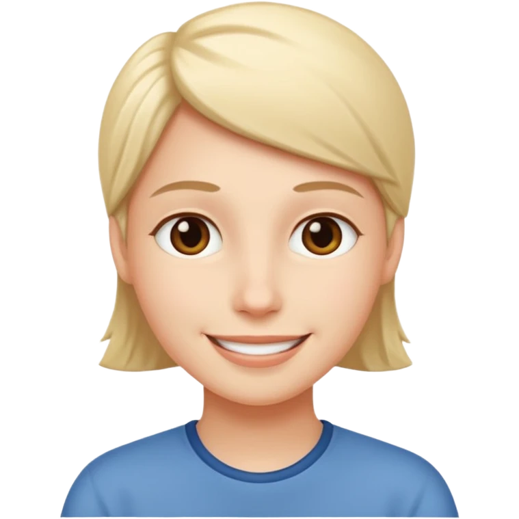 comfort, peaceful smile emoji