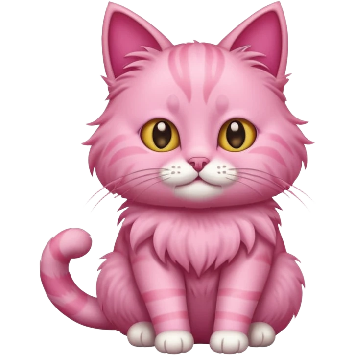 Pink cat emoji