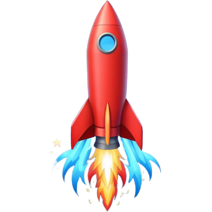firework rocket emoji
