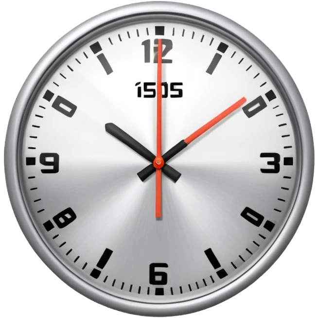 speeding clock thats running down fast emoji