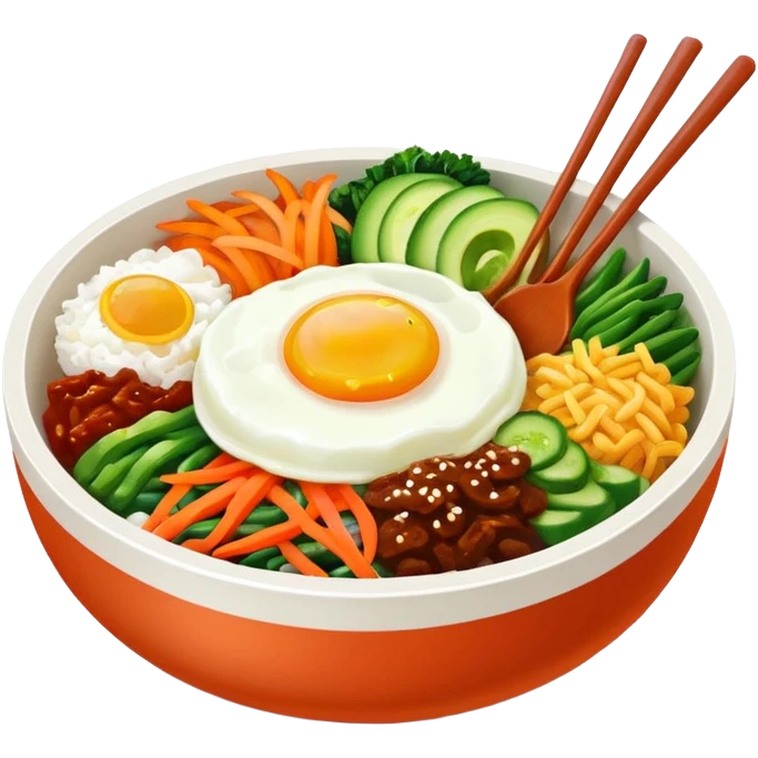 Create an emoji for Korean bibinba  emoji