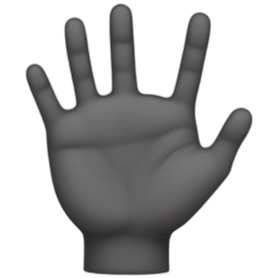 the index fingers of the hand touch emoji
