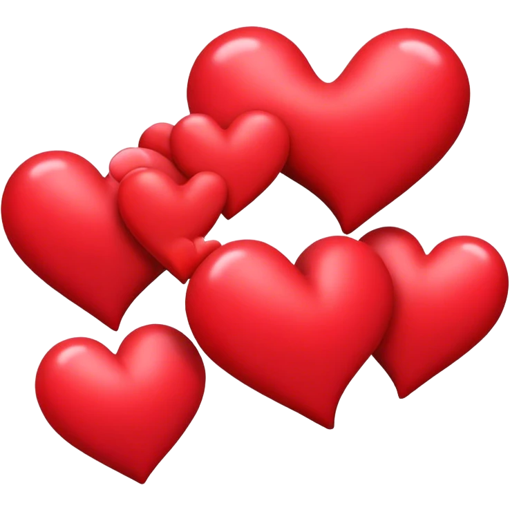Multiple hearts emoji