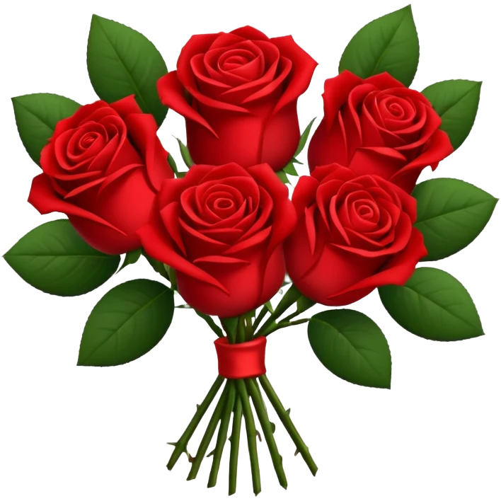 bouquet of roses emoji