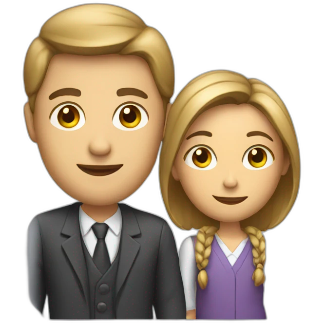 teacher with pupil emoji